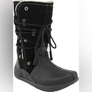 Women’s Kalso Earth Mirage Boot size 7.5 Faux Fur lined winter lace up snow